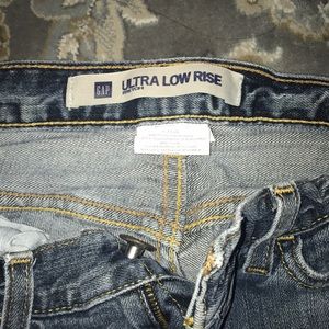 Gap ultra low rise jeans